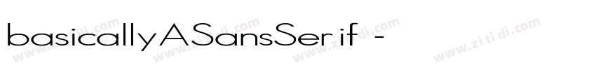 basicallyASansSerif 字体转换
